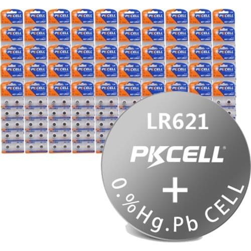 50Card/500Pieces G1 Batteries Button Coin Battery AG1 364 SR621SW LR621 LR60 CX60 For Watch,Clock,Games,toys