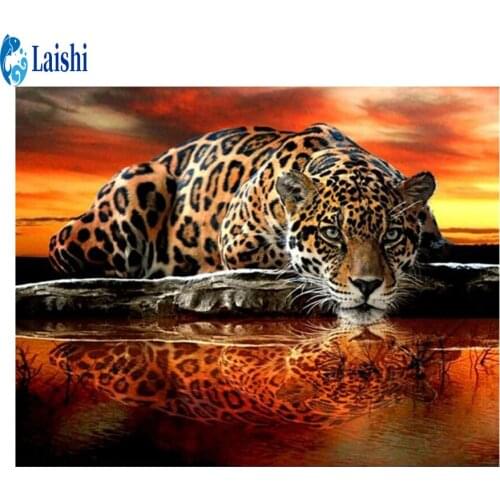 5D DIY Diamond Painting Tiger full round drill /square Rhinestone Embroidery Cross Stitch Kit Mosaic Diamond Art Home Decoration