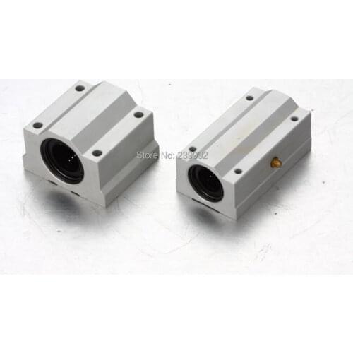 Free shipping 4pcs SC20LUU 20mm Linear Ball Bearing Block longer verison XYZ Table CNC Router