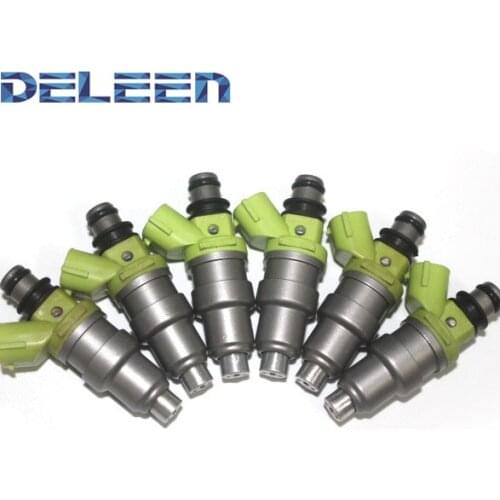 Deleen 6x High Impedance Fuel Injector 23209-70080 For T oyota Car Accessories