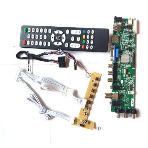 For B140XTN02.3/.5/.7/.8 1366*768 DVB digital HDMI-Compatible VGA USB AV TV 3663 LVDS 40-Pin universal LCD Controller board