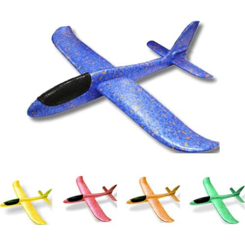 10pcs/lot Toys for Children 48 CM Hand Throw Airplane EPP Foam Launch Fly Glider Planes Model Aircraft Outdoor Fun Party Game