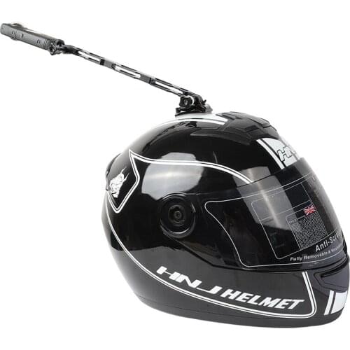 Motorcycle Helmet fixing Bracket Aluminium Extension Rod Arm Selfie Adapter Set For insta360 One R / X / X2 Camera Accessories