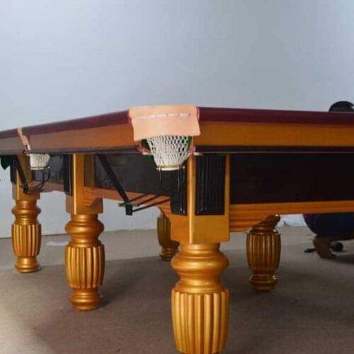 Pack of 6 Billiards American Pool Table Nylon Nets With Irons Pockets Club Kit Net Bags Meshes Replacement