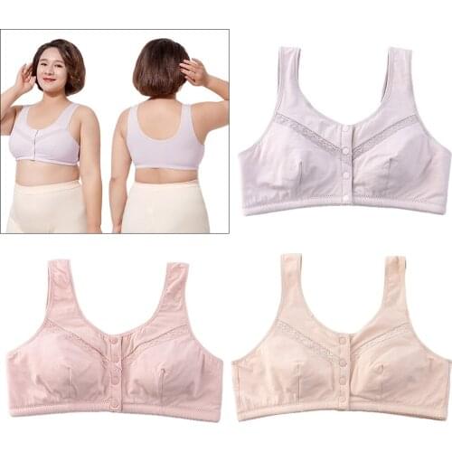 Wire Free Front Closure Breastfeeding Maternity Nursing Bra Pregnant Women Sleeping Bras Soutien Gorge Allaitement Underwear