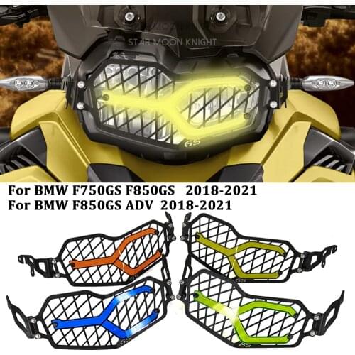 NEW Motorcycle Headlight Head Light Guard Protector Cover Grille Guard Protection Grill For BMW F750GS F850GS ADV F850 Adventure