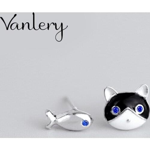 New Arrivals Korean Style Black Cat Fish Earrings For Women Lady Bridal Earrings Girls Gifts Pendientes Brincos 2021