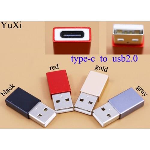 USB 2.0 A Male To USB Type C Female OTG Converter Charging and data sync Adapter For Laptop Desktop PC for samsung for huawei