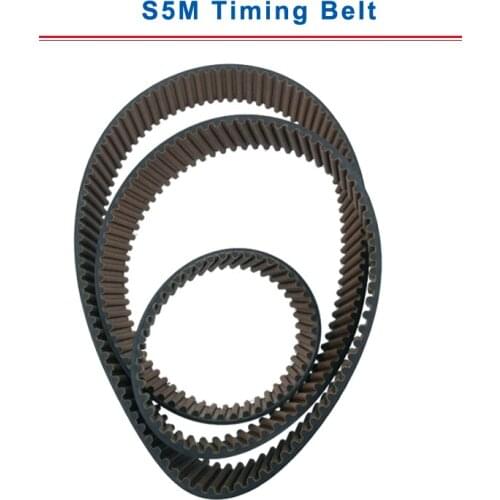 S5M Timing Belt with circular teeth 5M-1900/1940/1945/1960/2000/2005/2100/2525/2715/2800/2980 belt width 15/20/25mm