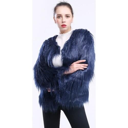 Savabien 2019 Women Hairy Jackets And Coats Solid Long Sleeve Thin Fluffy Soft Faux Fur Coat Autumn Jackets Festival Streetwear