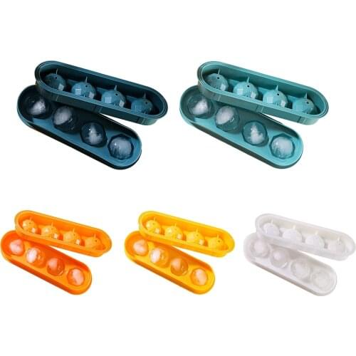 Spherical Round Beer Whiskey Ice Tray Box Frozen Cube Mold Homemade Ice Cream Chocolate Cake Tool Kitchen Accessories