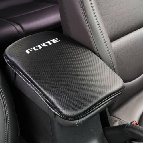 Stylish and soft Pu Leather Car Center Console Arm Rest Seat Box Pad Vehicle Protective Car Styling For Kia Forte