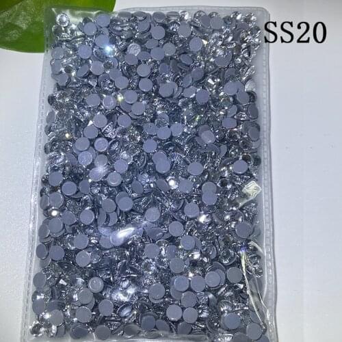 Hotfix Rhinestone SS20 Crystal 25 bags/lot Iron on FlatBack stones Hot fix Iron On garment sewing stones