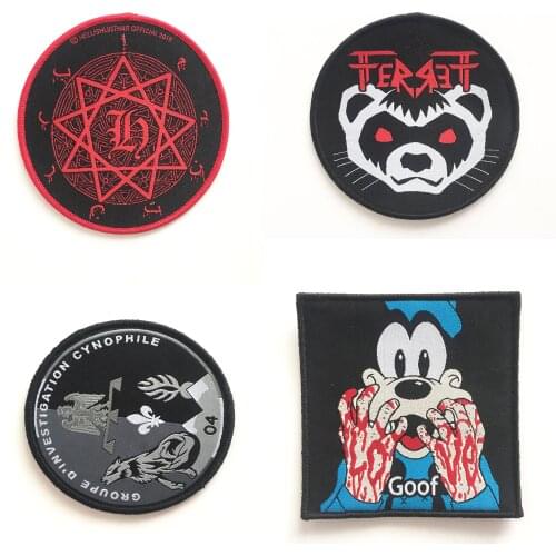 Custom Brand Name Logo Embroidered Patches Embroidery For Clothes/Jeans