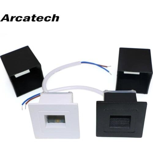 High Quality LED Footlights 1W Embedded Wall Lights Outdoor Waterproof Step Lights Stairs Light Plinths Night Lights NR-02