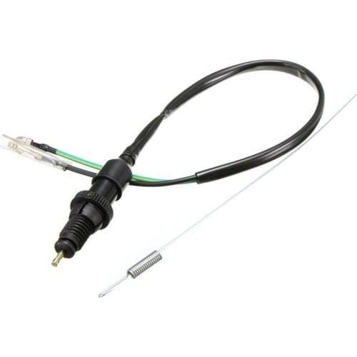 Motorcycle Bike Rear Brake Stop Light Switch + Spring For Honda Kawasaki Suzuki