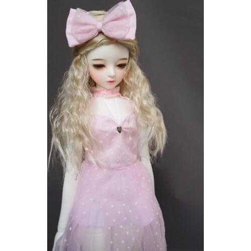 1/3 1/4 BJD MSD doll clothes,Fashion pink color doll dress one set sell and free shipping