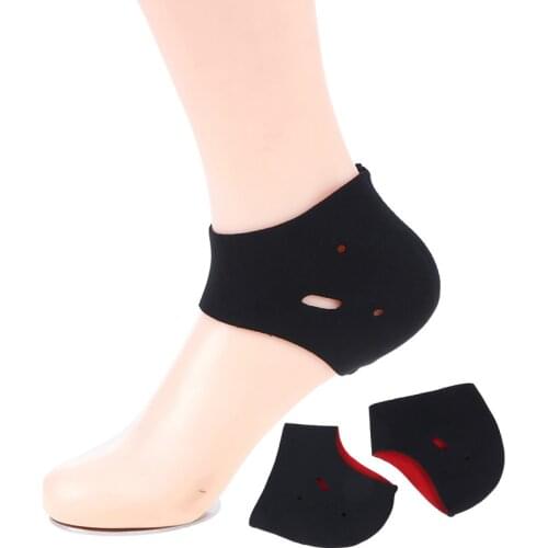 1Pair Heel Warm Protector Insole Orthotic Plantar Fasciitis Therapy Wrap Heel Foot Pain Arch Support Ankle Brace