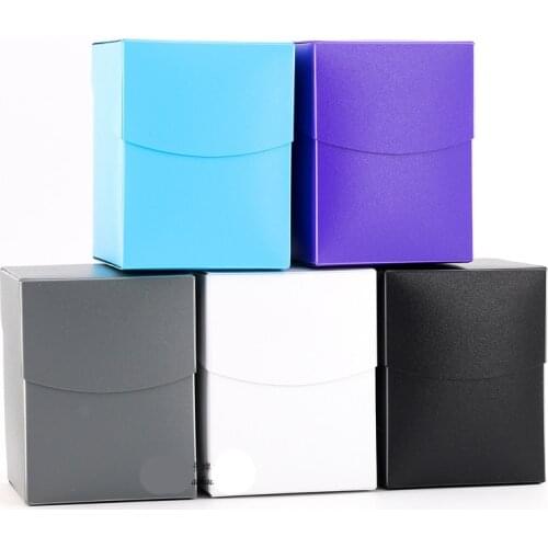 100 Cards Capacity Colorful Deck Box Board Game TCG Cards PP Material Case for Magicalalal The Cards MGT/Pkm/YGO/Gathering Games