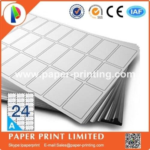 1000 sheets Compatible L7159/J8159 blank matte white label/printing paper for inkjet printer a4 label szie: 63.5 X 33.9 mm