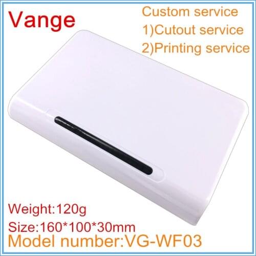 5pcs/lot router repeater launcher project box 160*100*30mm ABS plastic diy case enclosure made by mould