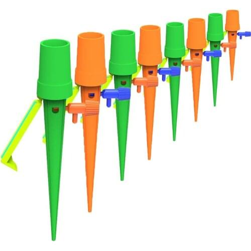 6 Pcs Automatic Watering Irrigation Spike Plant Flower Pot Drip Adjustable Water Volume Mini Gardening Tool