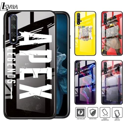 Game Apex legends For Honor 30 20 10 9X 8X Pro Plus Lite Tempered Glass Hot New Shell Luxury Cover Phone Case