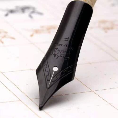 1Pcs Jinhao #5 Size Black Fountain Pen Nib Ink Pen F Nib Stationery Office school supplies