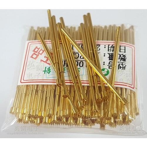 PA100-H3 Huarong Probe 1.8MM Plum Nine Claw Test Needle 100MIL Full Gold Plated Spring Probe