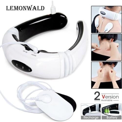 Electric Neck Massage Pulse Back 6 Modi Power Control Ver Infrared Heating Pain control Tool Health Care Relaxation Machine