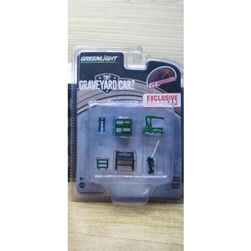 GL 1:64 Grave yard Carz Shop Tools green machine alloy model Car Diecast Metal Toys Birthday Gift For Kids Boy