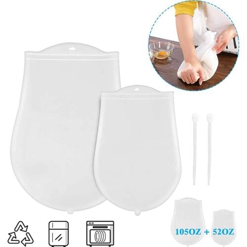 Magic Silicone Kneading Dough Bag Kitchen Flour Mixer Bag Versatile Dough Mixer for Bread Pastry Pizza Bakeware Cooking Tools