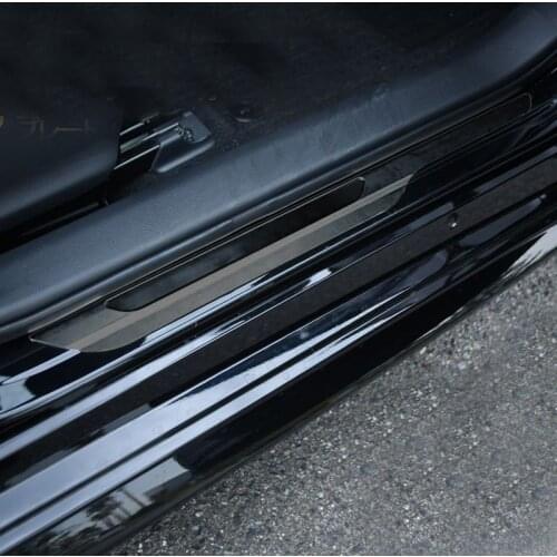 For Toyota Corolla 2019 2020 Hatchback Stainless Steel Door Sill Scuff Plates Protectors Car Thresholds Sticker Car Styling