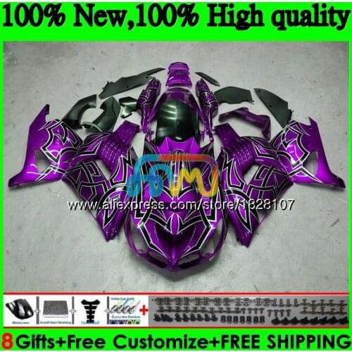New purple Injection For KAWASAKI ZX-14R ZX14R 12 13 14 15 16 17 24BS.96 ZZR1400 ZX 14R 2012 2013 2014 2015 2016 2017 Fairing