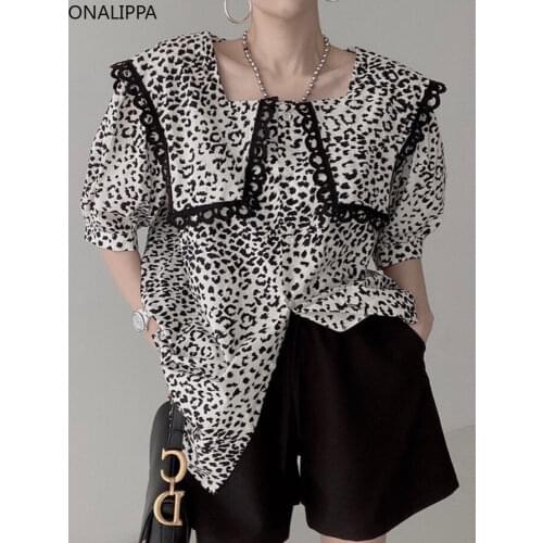 Блузки с принтом Onalippa China At AliExpress