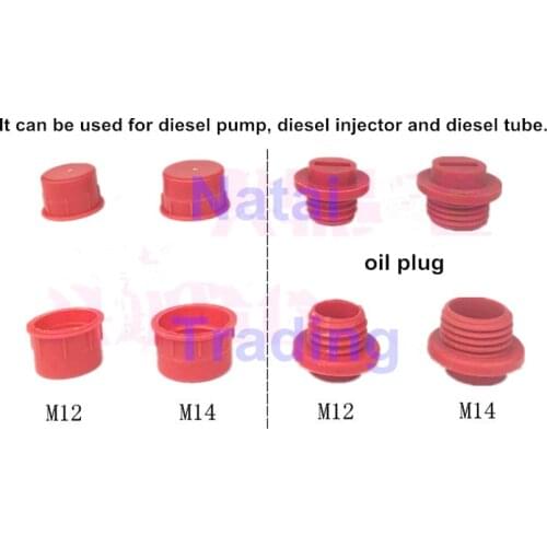 Common rail injector nozzle dust cap diesel pump dust cap diesel oil tube dust proof oil plug diesel repairing tool