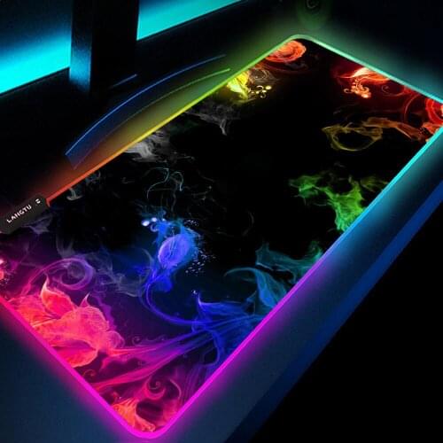 Rgb Mousepad Mesa Gamer Keyboard Mat Gamers Accessories Gaming Pad Play Mats Mouse Pad with Backlight Keyboard Game Mat on Desk