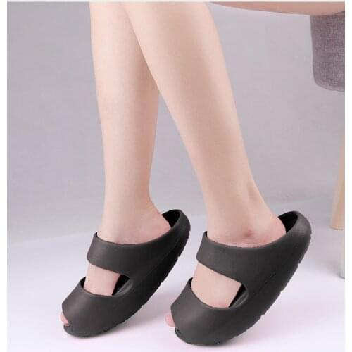 Fashion Women Slippers Anti-skid Slope Thick Bottom For Female Beach Shoes Slides Hot Sale New 2021