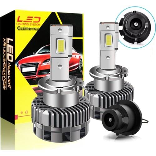 2x D1S LED Headlight D2S D2R D3S D5S D8S D4R D4S Canbus 32000LM Two-Sided CSP Chip LED Car Lights Lamp Replace HID Play And Plug