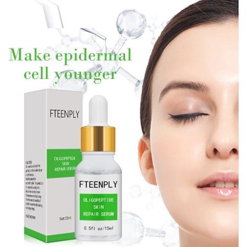 15ml Hyaluronic acid essence oligopeptide moisturizing care essence stock Shrink pores Anti-Aging Anti-wrinkle face serum
