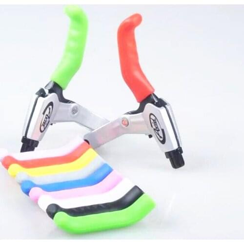 Bicycle brake lever cover protector Mountain dead fly road folding bike brakes to the protective sleeve silicone sleeve BB2002