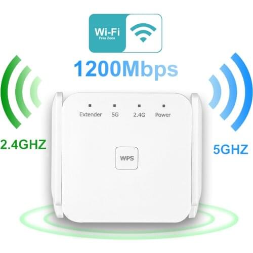 5Ghz WiFi Repeater Wireless Wifi Extender WPS hotspot Amplifier EU US 802.11N 2.4G&5G Wi-Fi Signal Booster Repiter 300Mbps
