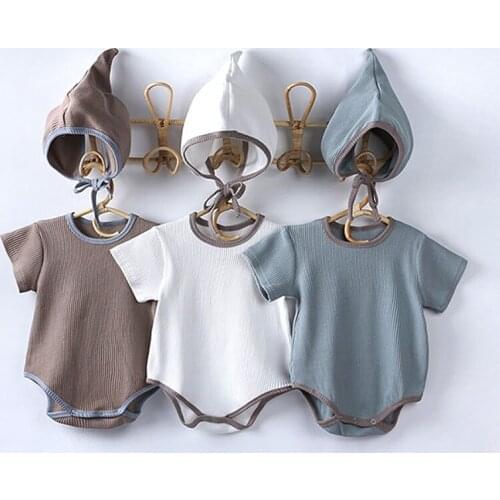 YOJOJOCO Bodysuit With Short Sleeves For Babies