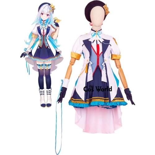 YouTuber VTuber Hololive Lize Helesta Idol Dress Outfits Cosplay Costumes