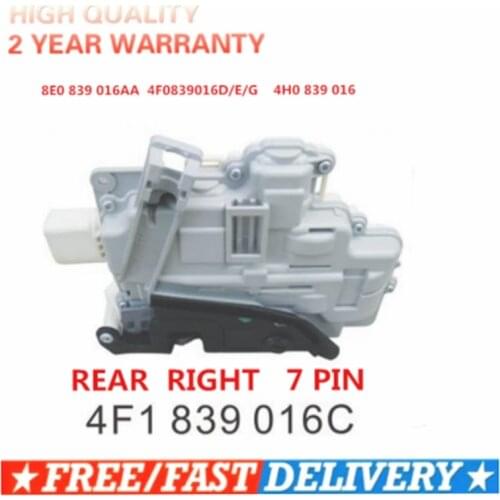 Rear Right Door Lock Latch Actuator For AUDI A3 A6 C6 Allroad A8 4F0 839 016 4F0839016 7PIN 8E0 839 016AA