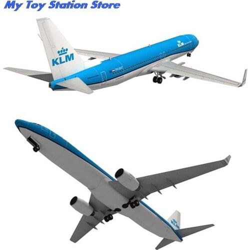 2020 New 1:100 Boeing 737 Aircraft Dutch Airlines 3D Paper Model DIY Handmade Toys
