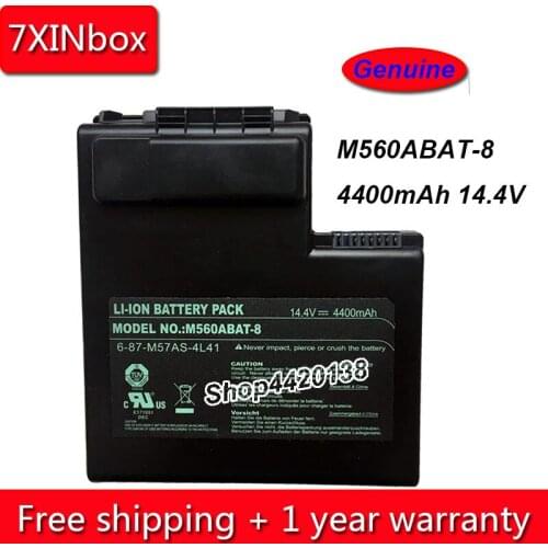 7XINbox 4400mAh 14.4V Genuine M560ABAT-8 6-87-M57AS-4L41 Laptop Battery For Clevo M570TU M560 Series Tablet