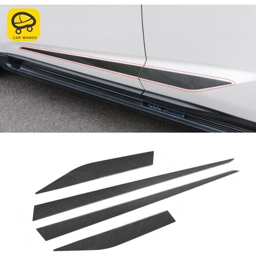 CarManGo For Lexus NX 200 200t 300 300h 2014-2020 Car Accessories Door Gate Side Sill Trim Sticker Cover Frame Chrome Decoration