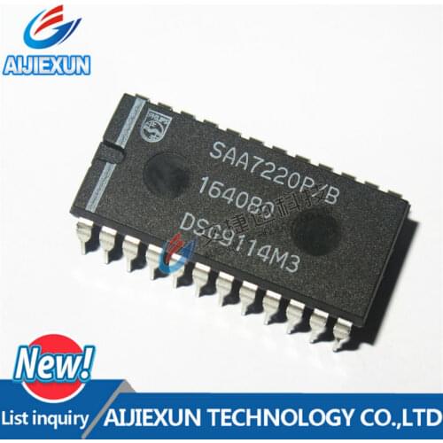 1PC SAA7220P/B DIP24 DIGITAL FILTER FOR COMPACT DISC DIGITAL AUDIO SYSTEM New and original