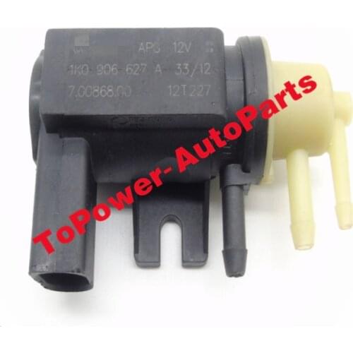 1K0906627A 1K0906627B 1J0906627B OEM Turbo Boost Pressure Solenoid Converter Valve for Audii A1 A3 S4 TT VWW Amarok Beetle Golf
